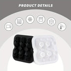 Skull Ice Cube Mold, 6-Cavity Silicone Ice Tray - Image 6