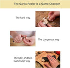 2 Set Silicone Garlic Peeler Easy Roller Tube Useful Garlic Odorfree Kitchen - Image 2