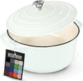 Zulay Kitchen 7.7 Quart Enameled Cast Iron Dutch Oven Pot by ZulayKitchen