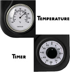 Lily's Home - 9.5 Inch x 12.5 Inch - Retro Kitchen Wall Clock, Vintage Wall - Image 6