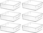 Clear Plastic Storage Bins, Pantry Organizers and Storage or Kitchen by ShelfShaper