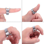 Boao 10 Pieces Bottle Opener Ring stainless Steel Beer Finger Bottle Opener - Image 4