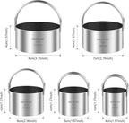 5 Pcs Professional Stainless Steel Cookie Cutters Set - Image 6