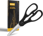 Kitchen Scissors All Purpose, Heavy Duty Stainless Steel Kitchen Shears by muzziz