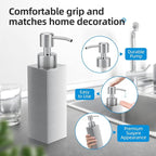 Soap Dispenser with Rust Proof Stainless Steel Pump Refillable - Image 3
