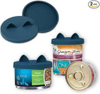 OHMO - 2 Pack Cat Food Can Lids, Small Silicone Can Covers by OHMO