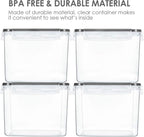 Vtopmart Food Storage Containers 3.3 quart / 3.6L, 4 Pieces BPA Free Plastic - Image 6