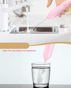 CIRCLE JOY Milk Frother Handheld Rechargeable Milk Foamer Electric Mini Drink - Image 7
