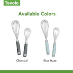Tovolo Wire Whisk Set of 2 for Baking Cooking Mixing Whisking, 10” & 12” Inch - Image 6