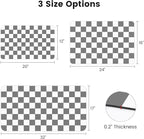 17" x 32" Checkered Dish Drying Mat - Image 2