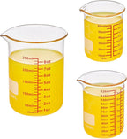 Ackers Mini Glass Measuring Beaker Set, Borosilicate, 2oz 4oz 8oz Measuring Cups - Image 7