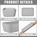 Plastic Drawer Organizers, Bathroom and Vanity Organizer Plastic Tray, Makeup - Image 4