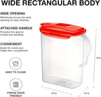 LocknLock Aqua Fridge Door Water Jug | Clear Pitcher | BPA Free Plastic Pitcher - Image 3