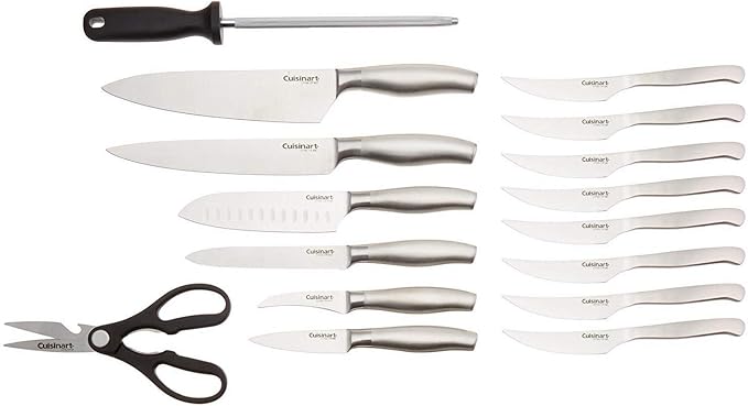 CUISINART Block Knife Set, Lightweight, Stainless Steel, Durable & Dishwasher - Image 4