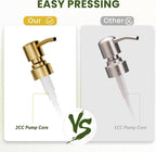AmazerBath Soap Dispenser, 2 Pack Glass Soap Dispenser - Image 5