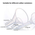 Plastic Funnel Set, 100mm x 2, 75mm x 2, 50mm x 2 - Image 5
