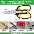 Stedi Scissors Heavy Duty 8-Inch, Sharp Stainless Steel Shears - Image 6