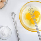 2 Pcs Mini Whisk, Stainless Steel Skinny Egg Beater Whisk - Image 3