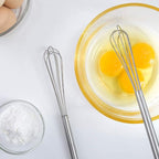 Mini Whisk, Stainless Steel Skinny Whisk Egg Beater - Image 5