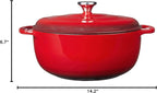 Lodge Essential Enamel Cast Iron Dutch Oven - Image 6
