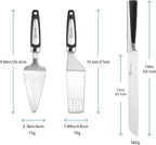 Pie Server Spatula and Cake Cutter Slicer, Stainless Steel Set - Image 5