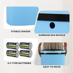 PayLessHere | 13 Gallon Plastic Trash Can | Blue | Automatic Touchless Lid - Image 6