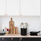 Large Utensil Holder for Kitchen Counter, Ceramic Kitchen Utensil Crock - Image 3