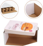 ZBEIVAN Cardboard Storage Bins Boxes 35 Packs 9.4x4x4.5 Inches, Easy Assembly - Image 4