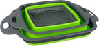 AUAUY 2 PCS Collapsible Colander Set, Square Silicone Folding Colander - Image 9