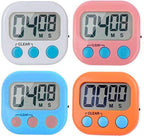 Digital Kitchen Timer, Big Display Screen, Loud Alarm, Strong Magnetic Backing by Rumcnjen