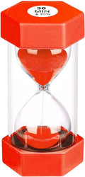 30 Minute Hourglass Sand Timer, Unbreakable Hexagon Sand Clock, Plastic Sand by YLTIMER