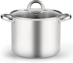 Cook N Home 8 Quart Stainless Steel Stockpot by CookNHome