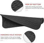 Silicone Dish Drying Mat, Non-Slip Easy Clean Sink Mat Large Heat-resistant - Image 2