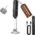 CIRCLE JOY Rechargeable Milk Frother Hanheld by CIRCLEJOY