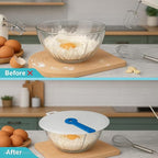 12 Inch Mixing Bowl Splatter Guard – BPA-Free Anti-Splash Screen - Image 6