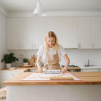 Marble Rolling Pin with Non-Stick Silicone Mat & Wood Base, 16.9-Inch Heavy - Image 4
