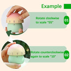 Mechanical Kitchen Timer, Cute Wind Up 60-Minute Manual Countdown - Image 3