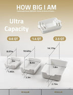 Sweejar Ceramic Bakeware Set, Rectangular Baking Dish - Image 3
