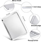 TeamFar Stainless Steel Baking Sheet, 17.6 x 13 x 1inch Half Baking Pan Cookie - Image 2