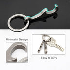 Titanium Bottle Opener, Small Keychain Beer Bottle Opener Can Opener - Image 5