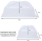ZMCINER 8 Pack Food Tents Food Covers - Image 2