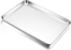 E-far Large Baking Sheet, 20”x14” Stainless Steel Cookie Sheet Pan by E-far