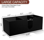 Acrylic Coffee Cup Holder for Countertop, 3 Slots Acrylic Coffee Bar - Image 2