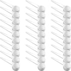 Patelai 30 Pack 15ml/15cc Plastic Tablespoon White Measuring Spoons Long Handle - Image 2