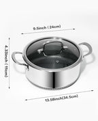 USELUCK Nonstick 5-QT Stock Pot - Image 2