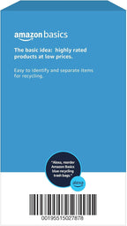 Amazon Basics Blue Recycling Drawstring Trash Bags, Tall Kitchen, 13 Gallon - Image 5