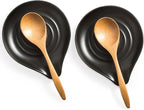 LAUCHUH Spoon Rest, 5 inches Cooking Spoon Holder by LAUCHUH