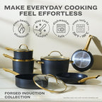 Farberware Forged Induction Ceramic Nonstick Cookware Set - Image 3
