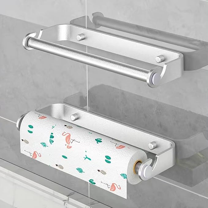Aheucndg Paper Towel Holder for Kitchen, Wall Mount Paper Towel Holder - Image 3