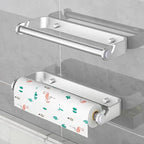 Aheucndg Paper Towel Holder Wall Mount, Self Adhesive or Drill Mounting Paper - Image 2